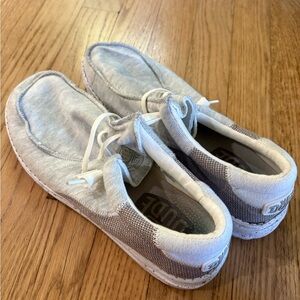 Gray and White Casual Hey Dudes